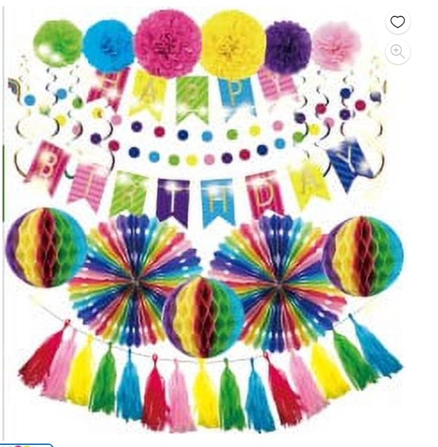 SUNBEAUTY New Year's Multi-colorful Party Set